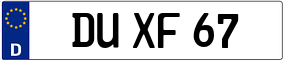 Truck License Plate